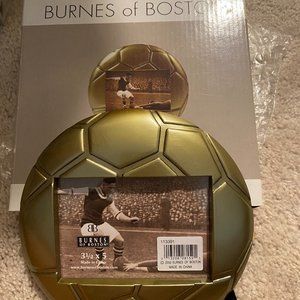 Soccer Ball Shape Metal Photo Frame